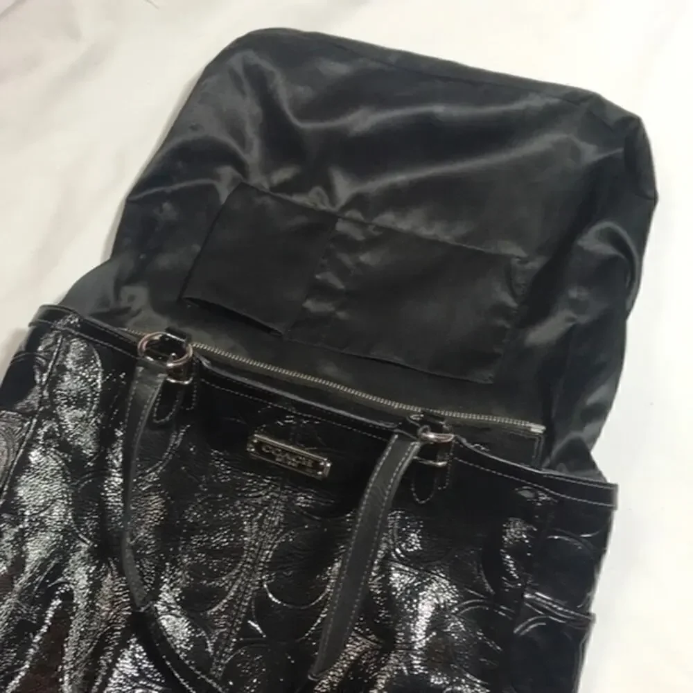 ▶️ Coach ◀️ F19818 North South Signature purse